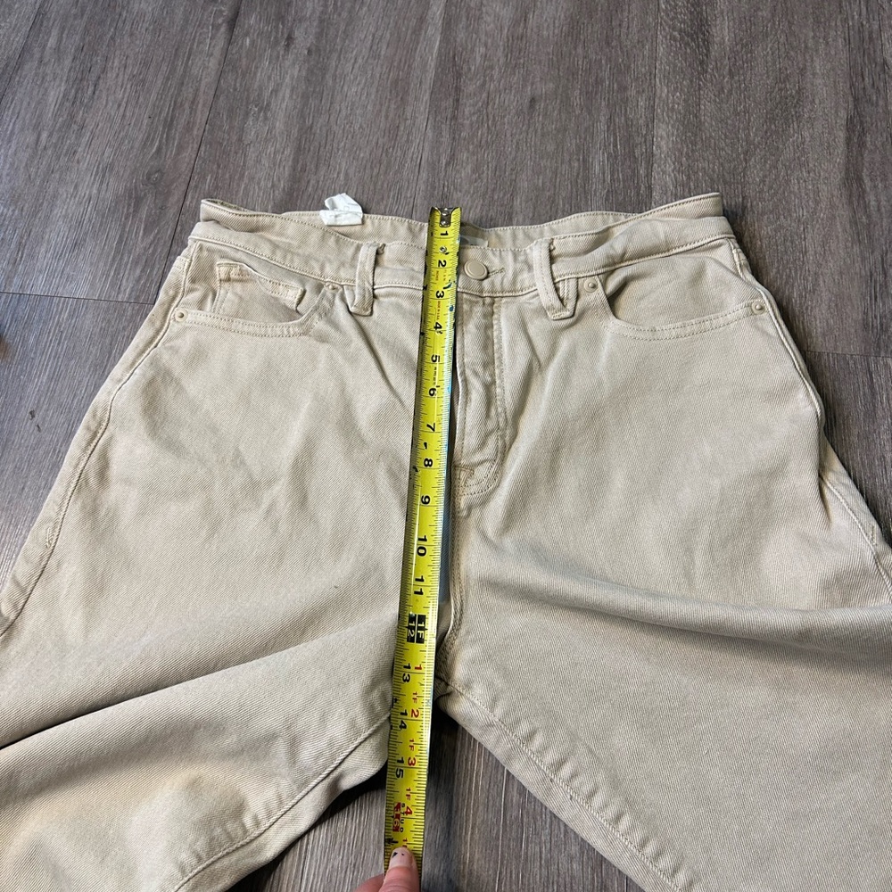 Good American good ease relaxed Beige Denim Pants - Picture 12 of 15